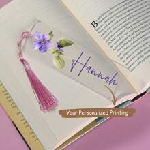 Custom Birth Flower Bookmark, Personalized Floral Bookmark For Women, Acrylic Bookmark Gift, Name Bookmark, Aesthetic Bookmark With Tassel,Ornamental,Multi-Functional,Reusable,Colorful,Vintage,Cute,Cartoon,Modern,Kawaii,Custom,Personalized,Unique,Customized,Custom Stickers Personalized,Ideal Gifts For Him,Ideal Gifts For Her,Boyfriend,Girlfriend,Family,Friends,Children,Middle School Students,High School Senior High School Students,College Students,University Students,Freshman,Sophomore,Underclassmen,Multi-Functional,Ornamental,Reusable,Modern,Colorful,Cute,Vintage,Cartoon,Kawaii,Custom,Personalized,Unique,Customized,Workers,Clients,Students,For Business/Work/Office,For School