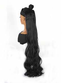 Tóc đuôi ngựa dài 32"40" uốn xoăn cho nữ - Tóc giả 5 kẹp đa năng cho tiệc tùng, cosplay và mọi dịp - Nhiều màu - Xem 9