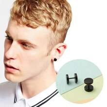 5 对耳环 不锈钢朋克时尚流行风格耳饰 适合日常佩戴