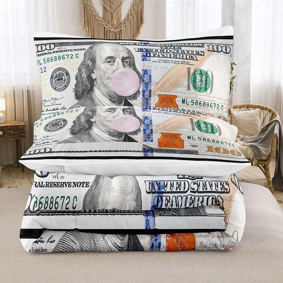 Money Comforter Sets For Boys Kids Teens Money Bedding Sets Full Size