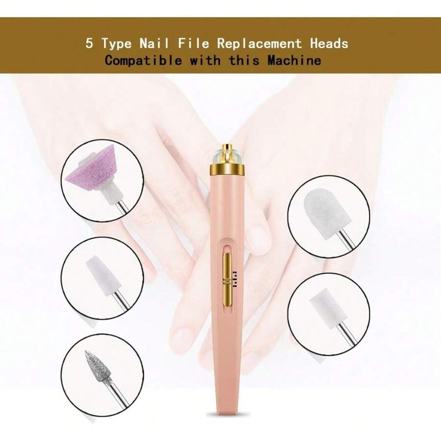 20 Pieces Nail File Replacement Head Refills For Perfect Finishing And