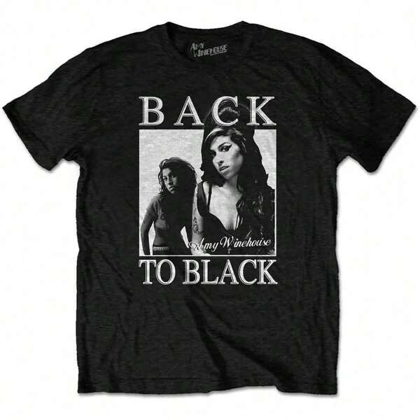 Hey Rusty Amy Winehouse | Official Band T-Shirt | Back To Black - 24-Hour Fast Shipping!