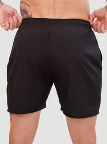 KIT 3 Men's Basic Resin Shorts With Pockets Training Gym Running