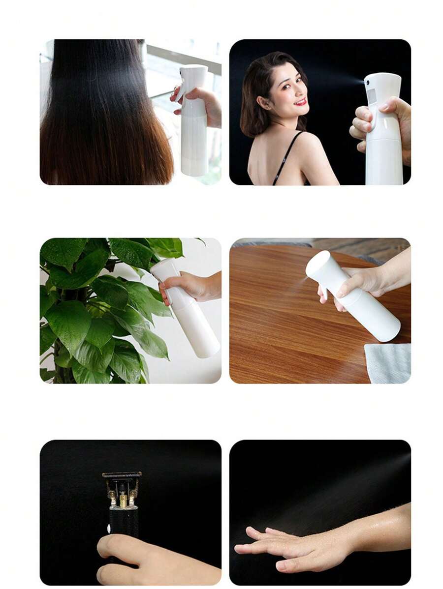 1pc 500ml High Pressure Continuous Spray Bottle, Hair & Face Mist Spray