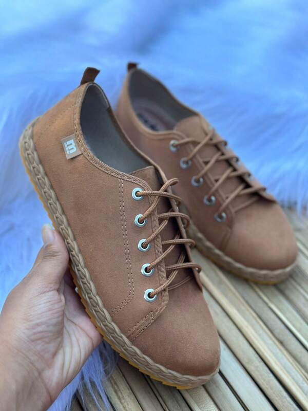 Sapato Feminino Moleca Camurça