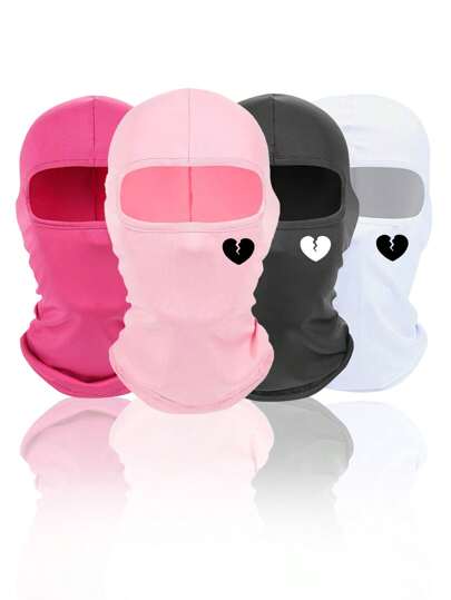 1pc Unisex Solid Color Sunshade Hat, Ice Silk Sun Protection Face Mask Hat, Adjustable For Summer Outdoor, Travel, Commute