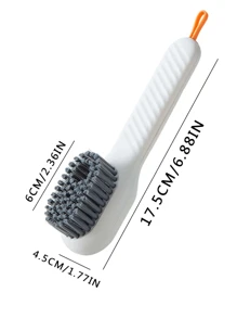 1 pièce Brosse de nettoyage de chaussures, brosse de nettoyage de chaussures, brosse à récurer en plastique pour vêtements, outil de nettoyage domestique