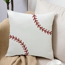 1pc/4pcs Daily Sports Football, Basketball, Baseball Printed Polyester Pillow Cover, Decorative Cushion Cover, 45x45cm, Without Pillow Inner Gifts Birthday Graduation - Multicolor - View 9