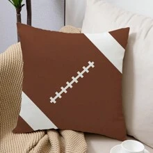 1pc/4pcs Daily Sports Football, Basketball, Baseball Printed Polyester Pillow Cover, Decorative Cushion Cover, 45x45cm, Without Pillow Inner Gifts Birthday Graduation - Multicolor - View 8