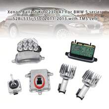 Kit de Ballast au xénon 7237647 avec TMS adapté pour BMW série 5 528i 535i 550i 2011-2013