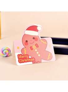 10 张圣诞节/感恩节贺卡、创意感谢与祝福卡、圣诞装饰品、圣诞礼物、圣诞派对用品 - 彩色 - 查看 12