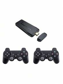 Videogame M8 4K 2.4G Wireless Controller Ps1/Cps/Fc/Gb/Gba 64G - 黑色 - 查看 2