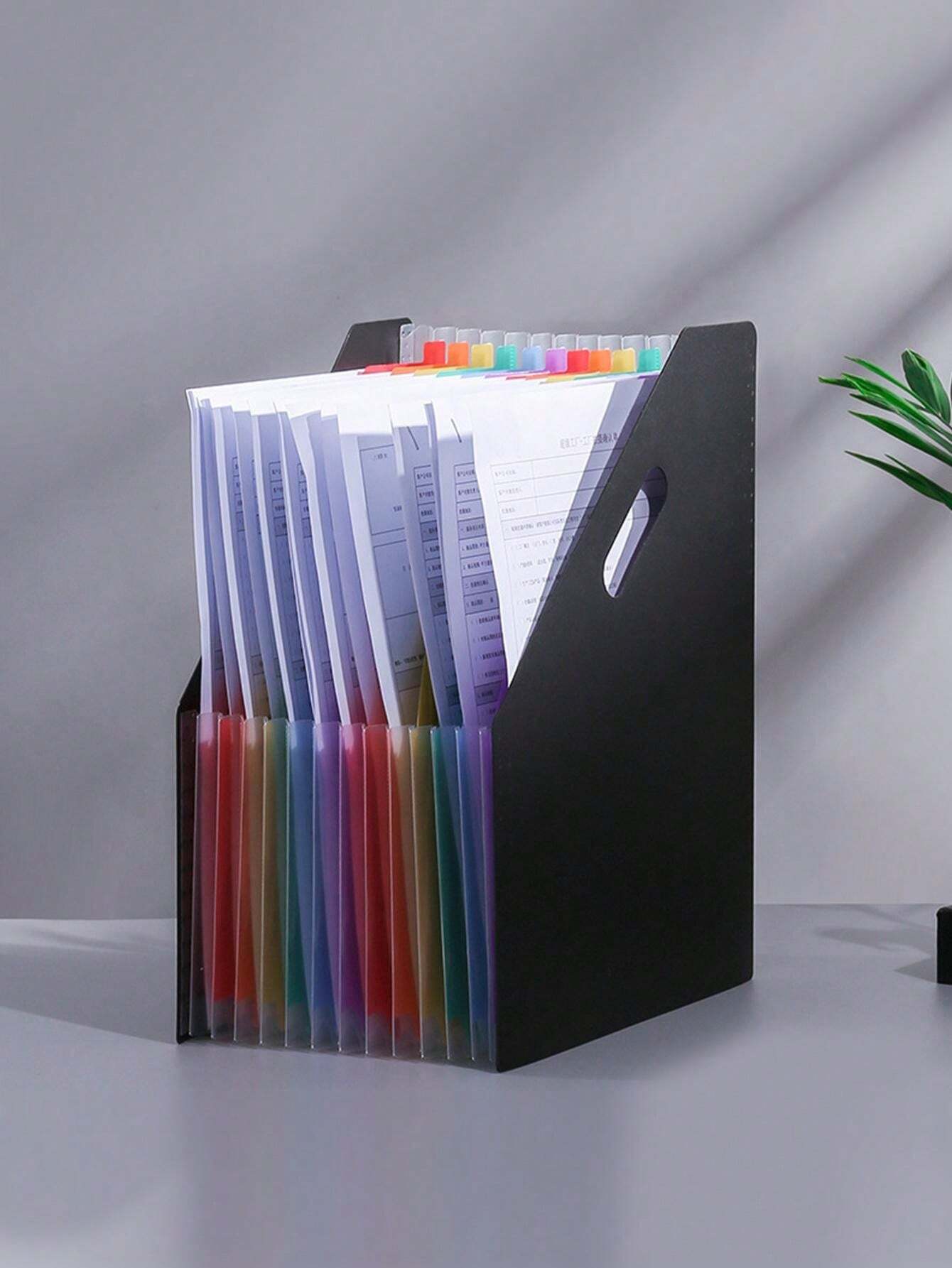 13Slot Expanding File Folder, Accordion Style Document Organizer With