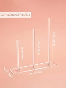 1 giá trưng bày bằng acrylic có thể tháo rời, giá để đồ trang điểm đựng dây buộc tóc, giá để trang sức vòng tay, dây chuyền, giá để đồ tiệc cưới sinh nhật. - Trong sáng - Xem 2
