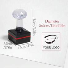Customized Round Stamp - Personalize With Your Own Design, Ideal For Wedding And Business Use