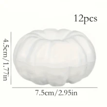 6-20 Stücke weiße Schaumstoff-Kürbisse 4,5-10cm, perfekt zum Bemalen, Schnitzen und Herbstdekoration, geeignet für Halloween und Erntedankfest -- DIY manuelles Bemalen und Anregung zur Kreativität