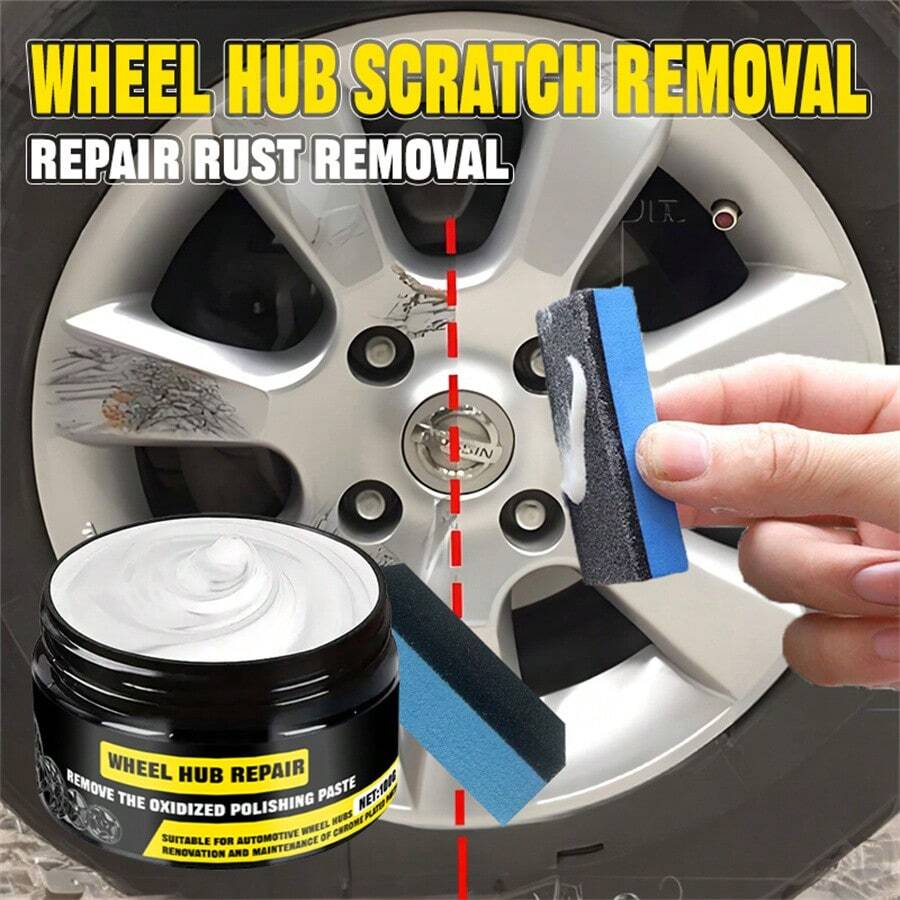 Automotive Wheel Rim Repair Wax Repairs Tire Scratches, Car Paint