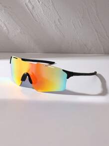 2pcs/1pc Fashionable New Outdoor Cycling Windproof Sports Glasses For Women Easy Comfort Casual Outfits Outdoor Cycling Glasses For Summer Beach Vacation,Outdoor,Travel Autumn Accessories Goggles