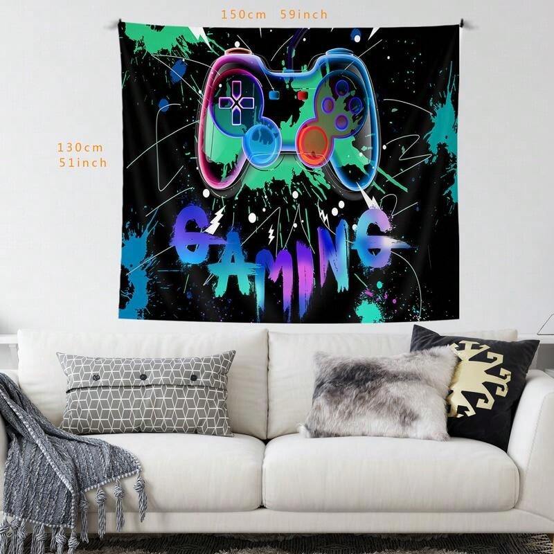 Gamer Tapestry, Cool & Interesting Video Game Room Wall Decor