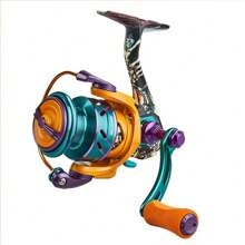 BILLINGS Spinning Reel,Ultra-Smooth Freshwater Spinning Fishing Reel,8KG Max Drag With Aluminum Spool,5.2:1 Gear Ratio Fishing Reel,Metal Rocker Left/Right Interchangeable