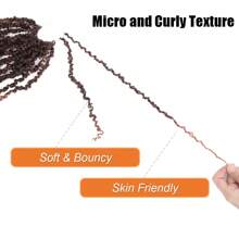 Yanky Twist Crochet Hair 12Inch,10Packs Passion Twist Crochet Hair For  Women Soft Crochet Hair Pre Looped For Senegalese Twist Hair Extension - T350 - 查看 5