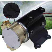 SENDERPICK [SENDERPICK]12V Bilgenpumpe Selbstansaugend Deckswaschpumpe Wasserpumpe Tauchpumpe Springbrunnenpumpe Membranpumpe Tiefrohrpumpe für Schiffsyachten Bordwassertanks (12V 23L/min)[Nice gift for your family&friend]