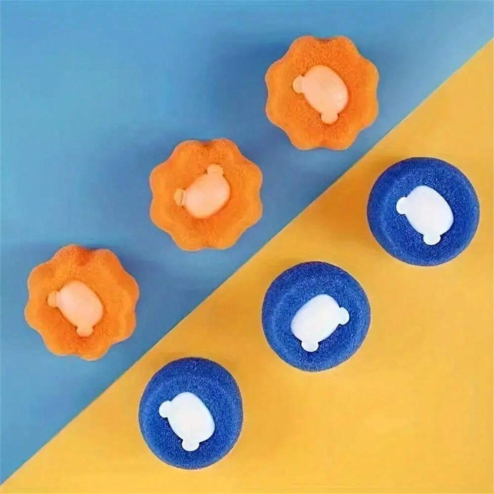 4pcs Reusable Laundry Dryer Balls, For Reducing Wrinkles And Saving