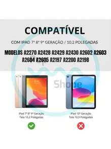 Case With Stand For Apple IPad 7th/8th/9th Generation 10.2 Inch - 水綠色 - 查看 4