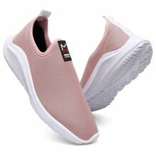 Women's Walking Shoes Gym Easy Fit Ultra Light Flexible And Soft - Màu hồng gỉ - Xem 8