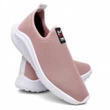 Women's Walking Shoes Gym Easy Fit Ultra Light Flexible And Soft - Màu hồng gỉ - Xem 4