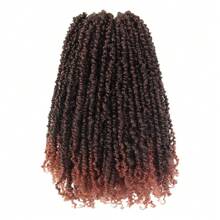 Yanky Twist Crochet Hair 12Inch,10Packs Passion Twist Crochet Hair For  Women Soft Crochet Hair Pre Looped For Senegalese Twist Hair Extension - T350 - 查看 2