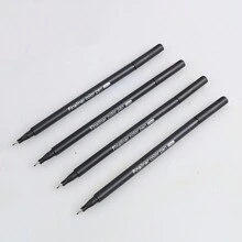1 支 0.4 毫米黑色防水超细尖头衬线笔，适用于漫画、水彩、绘画和素描 - 黑色 - 查看 5