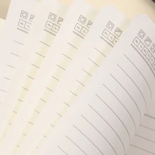 Sổ tay da mềm họa tiết trái tim 200 trang, bìa màu tương phản, thích hợp cho các cuộc họp kinh doanh, sinh viên, gia đình, trường học và văn phòng - A5 - Xem 8