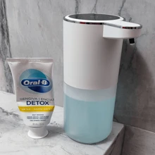 DONASIRA 万圣节和圣诞节必备，新款自动感应皂液器，跨境液体洗手液，儿童壁挂式电动泡沫洗手液，时尚设计，USB充电，380ml/400ml容量，4档可调泡沫和输出，0.25秒响应时间，适用于餐厅、学校、家庭、公共区域、厨房、浴室家居浴室装饰秋季装饰返校 - 多顏色 - 查看 12