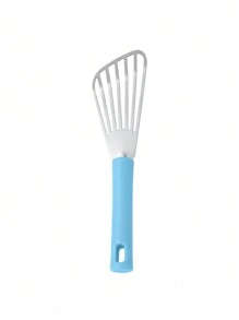 1pc Stainless Steel Frying Spatula, Outdoor High Temperature Resistant Pancake Spatula, Fish Turning Spatula - Multicolor - View 7