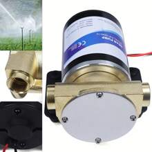 SENDERPICK [SENDERPICK]12V Bilgenpumpe Selbstansaugend Deckswaschpumpe Wasserpumpe Tauchpumpe Springbrunnenpumpe Membranpumpe Tiefrohrpumpe für Schiffsyachten Bordwassertanks (12V 23L/min)[Nice gift for your family&friend]