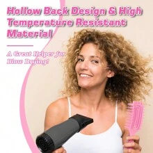 1 件卷发刷，减少头发拉扯和卷发分离，顺滑，塑造卷发，女士发型设计工具，干湿发由 Candybrush 设计 BY Candybrush