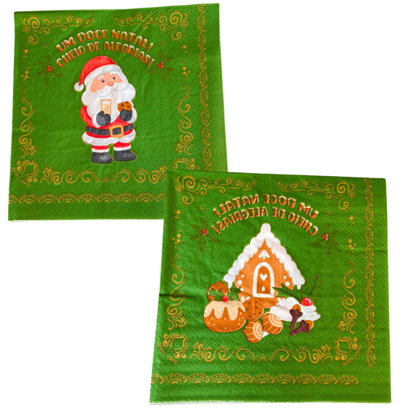 Guardanapo de Papel Decorativo de Natal