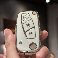 汽车翻盖钥匙包保护壳钥匙扣适用于菲亚特熊猫迷你巴士保护钥匙扣配件汽车配件包挂件学校背包可爱哥特式 Y2k 万圣节配件教师节圣诞节礼物创意包挂绳带身份证夹汽车配件包饰 - 彩色 - 查看 11
