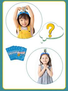 Game Toys For Kids Educational Funny Party Play Classic Who Am I Game Board,Popular Educational Toys Who I Am Interactive Board Game 2-4 Player Party Game Who Other Education Toy For Children. - Multicolor - View 3