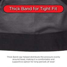 1-6Pack Mesh Dome Cap For Wig Making Stretchable Dome Mesh Lace Front Wig Caps For Women (Black) - Multicolor - View 11