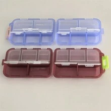 1pc Daily Pill Organizer 10 Compartments Portable Pill Box Travel Medicine Storage Box Moisture-Proof Small 10 Girds Medicine Box Travel Pill Organizer Small Pill Box Mini Portable Weekly Medicine Holder Container For Travel Home School Supplies College Dorm Essentials For Student Container Medicine Pill's Box Travel Supplies Camping Medical Emergency Bag Pill Case Pill Container Medicine Organizer