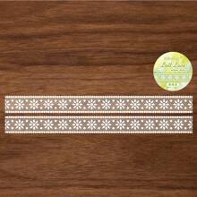 1 卷复古蕾丝图案和纸胶带，蕾丝装饰胶带，适用于剪贴簿、日记、DIY 工艺品 - 彩色 - 查看 11