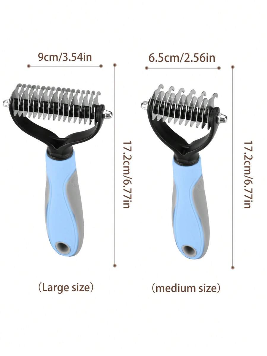 Effective Pet Shedding Brush And Dematting Comb For Dogs And Cats