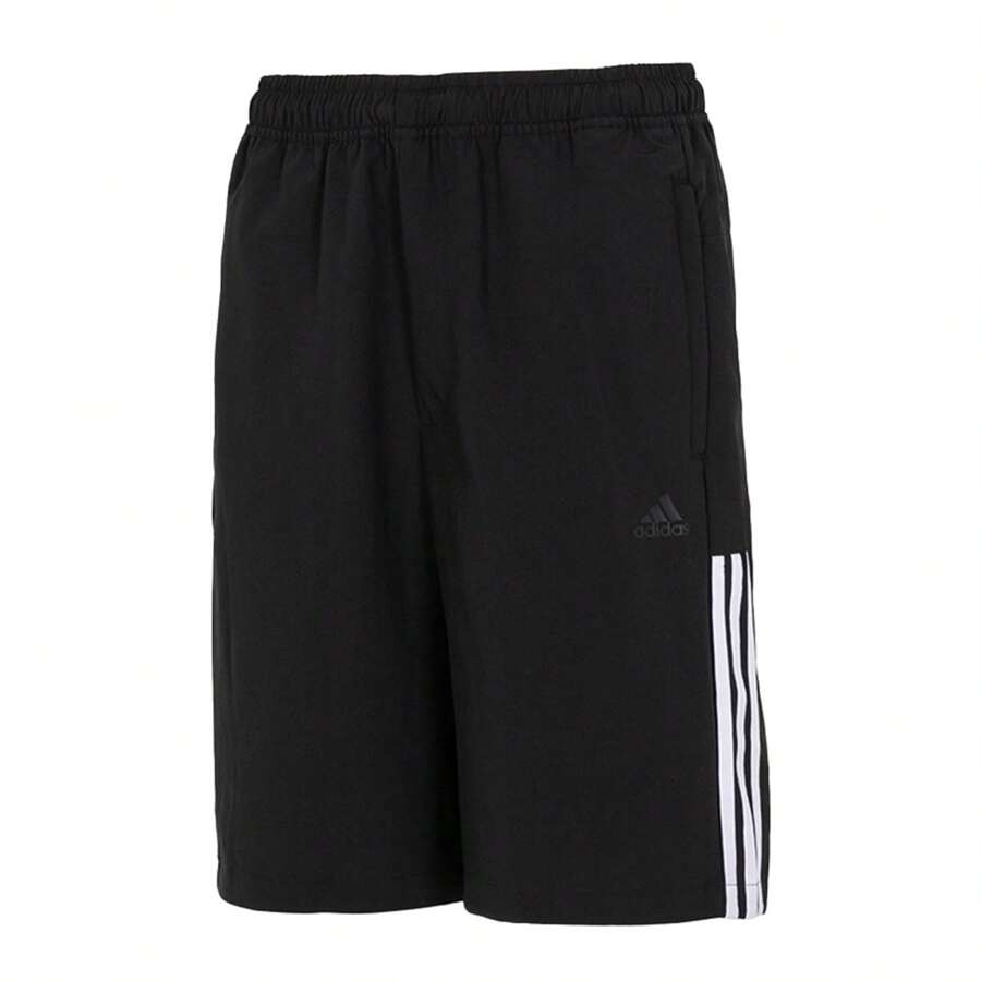 Adidas Pantaloni scurți țesuți ușori și respirabili pentru bărbați, la modă minimalistă, pantaloni casual de alergare cu 3 dungi, FI LIB WVSH IN6510