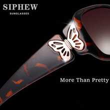 Kính râm phân cực SIPHEW dành cho nữ với phong cách Jackie O thời thượng - Thiết kế quấn quanh và bản lề hình cánh bướm bảo vệ khỏi tia UV400 - Nhiều màu - Xem 3