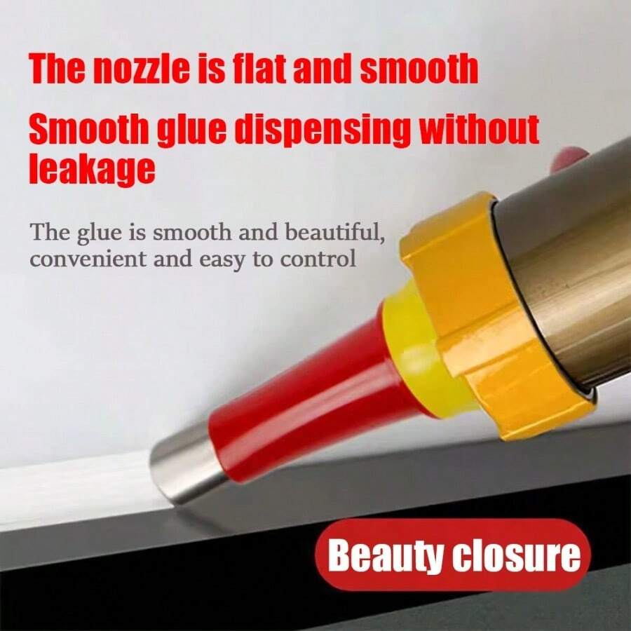 22PCS535mm Silicone Caulk Nozzle Applicator Caulking Finisher Glue