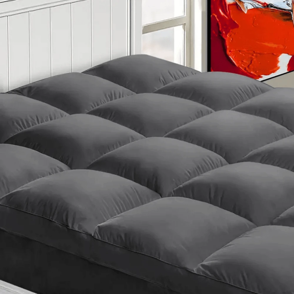 Cooling Mattress Topper Queen, Extra Thick Mattress Pad Cover, Plush