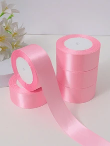 (5 Cuộn Ruy Băng) Hoa Hồng Tự Làm Vật Dụng Ruy Băng Sa Tanh Trang Trí Bánh Gói Quà Tiệc Cưới Nơ Hoa Hồng Tự Làm Vật Liệu Ruy Băng Rộng 4cm/1,57 inch - hình dạng - Xem 30