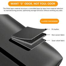 PU Leather Car Armrest Tissue Box, Seat Mounted Tissue Holder, Car & Home Dual Use Tissue Bag, Visor Mounted Tissue Box, Car Organizer (Tissue Not Included)